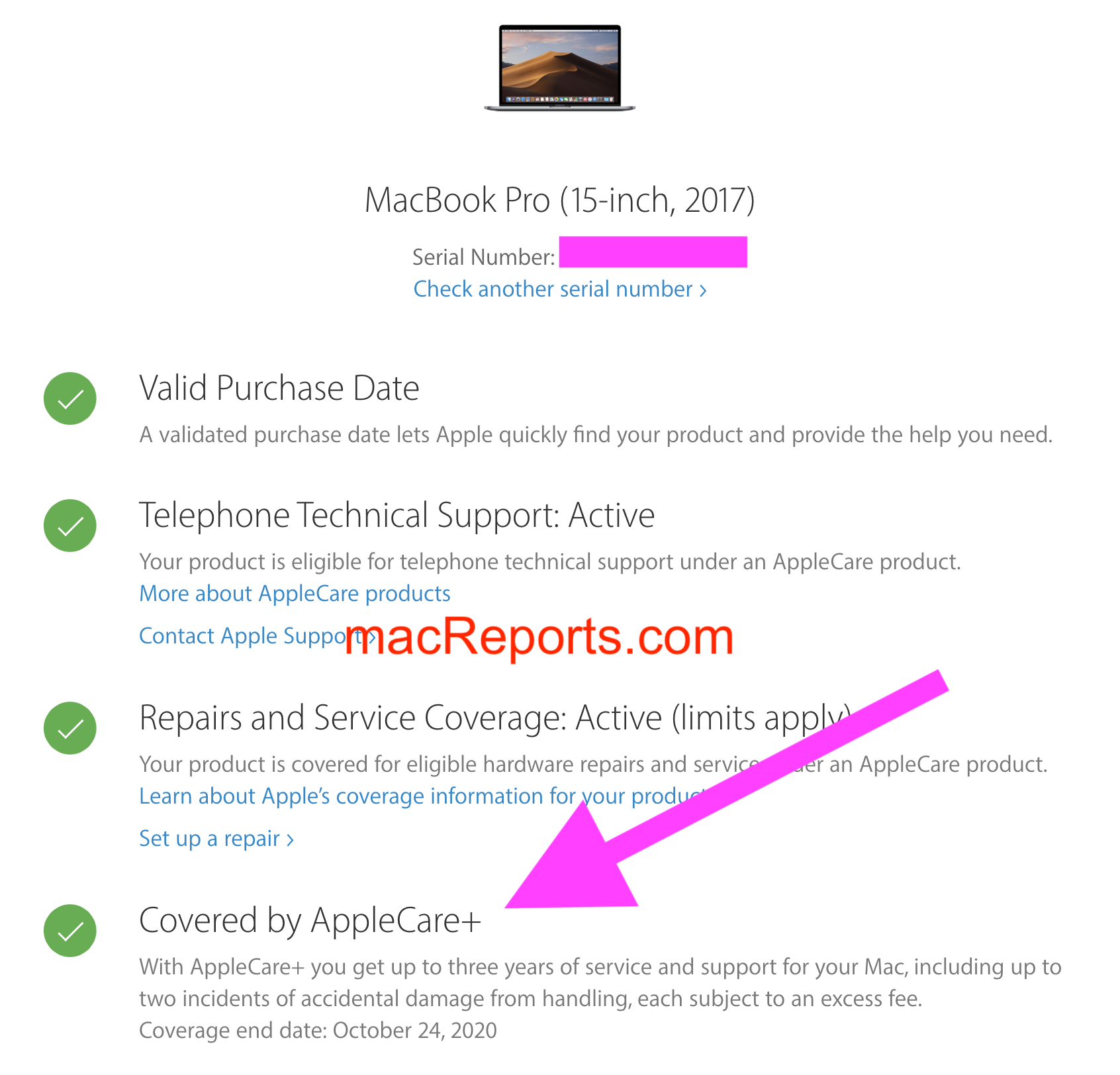 How to Check your AppleCare Warranty Status & How to Buy • macReports