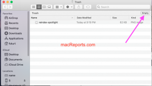 Empty Trash