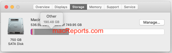 Other Storage on Mac
