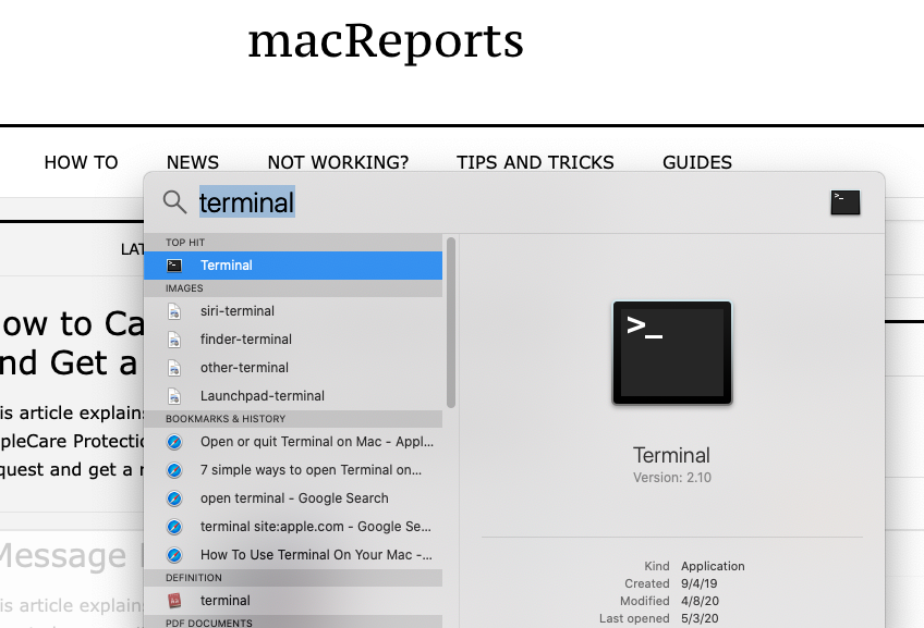 mac os finder open terminal here