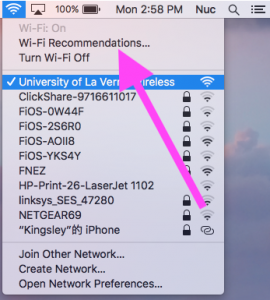 Wi-Fi Recommendations