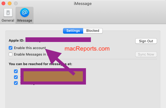 Apple ID for Messages