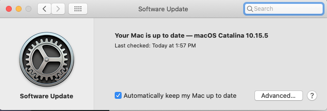 macOS Software Update