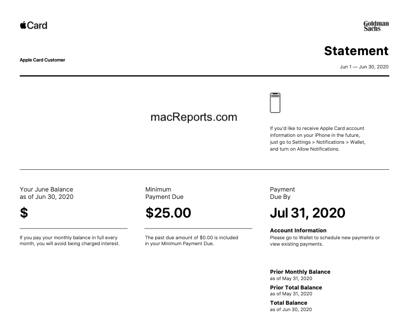 How To View And Download Apple Credit Card PDF Statements • macReports