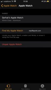 Find My Apple Watch