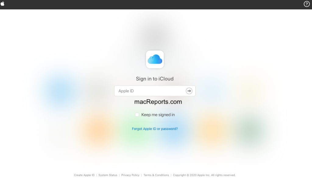 iCloud.com web site