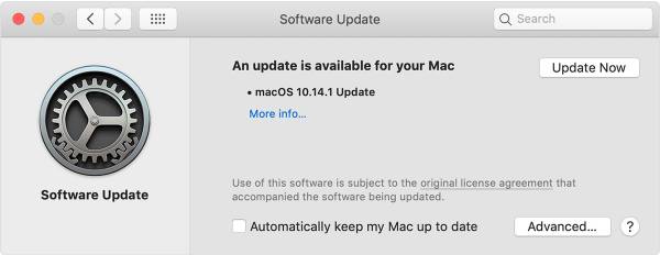 how to check for update chrome mac