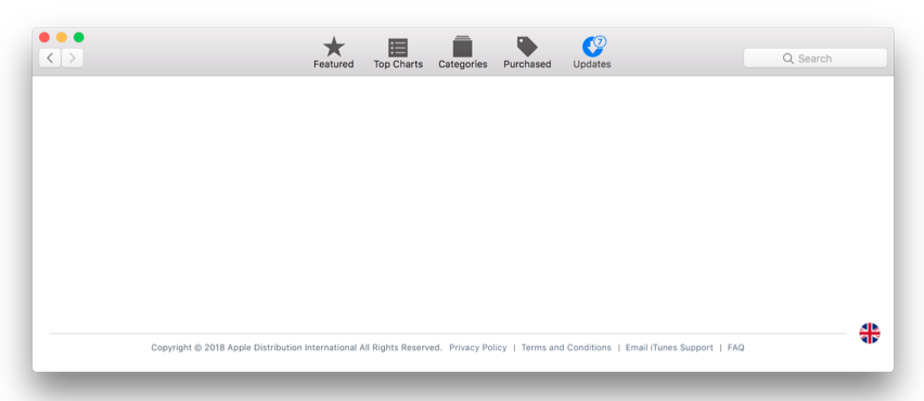 Mac App Store Displays Blank White Screen • macReports