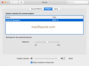 Mac Sound Settings