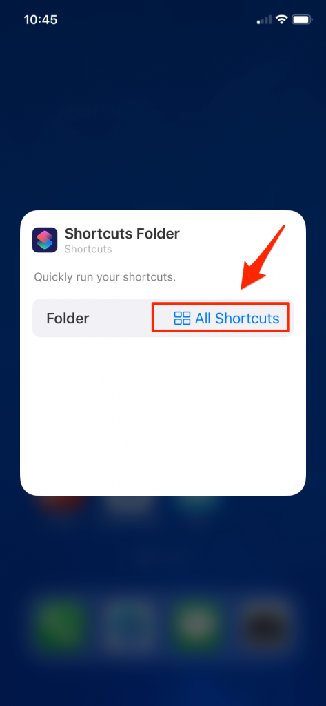 click All Shortcuts