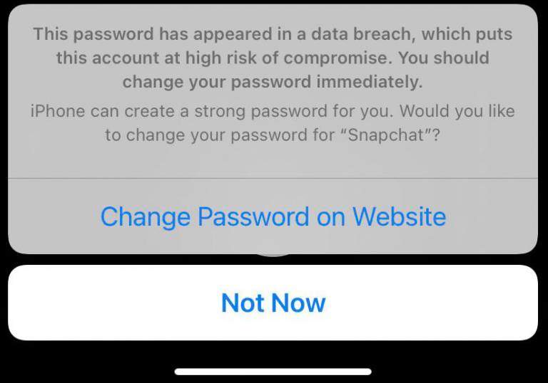 This Password has Appeared in a Data Leak: Security Recommendations on ...
