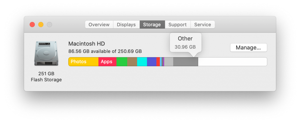 Mac storage