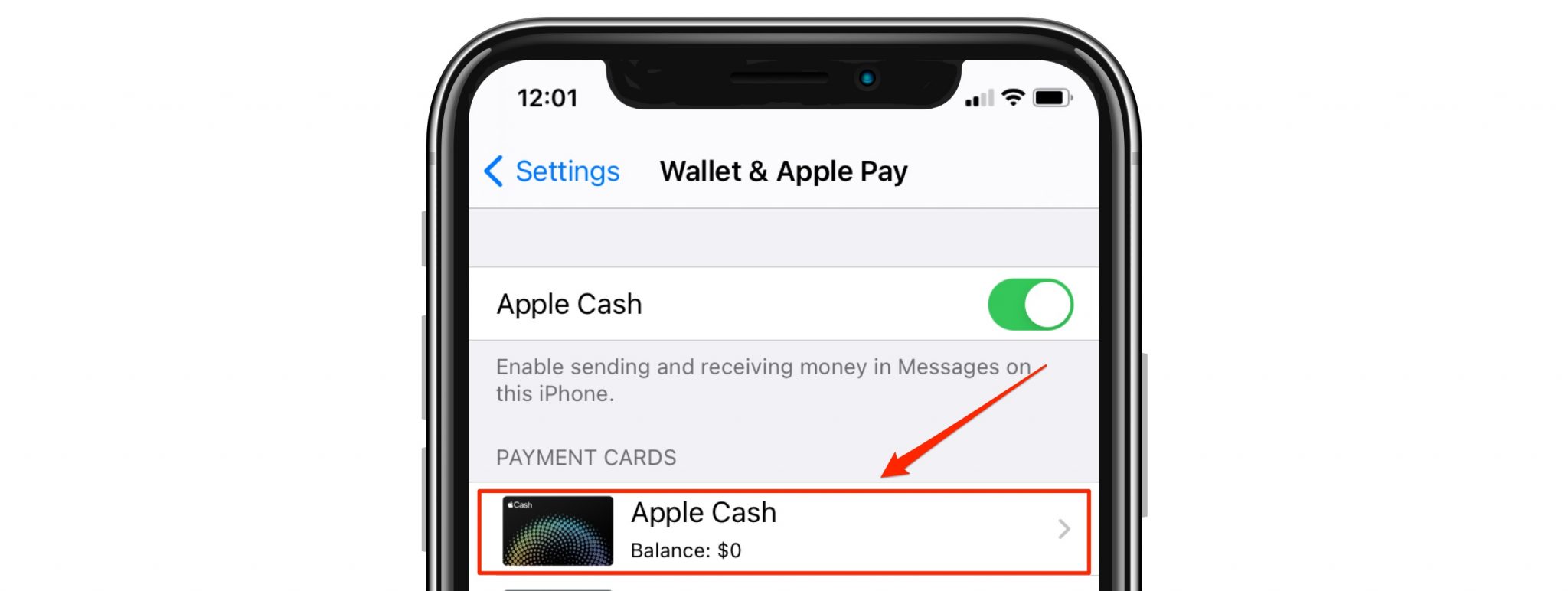 Apple cash карта