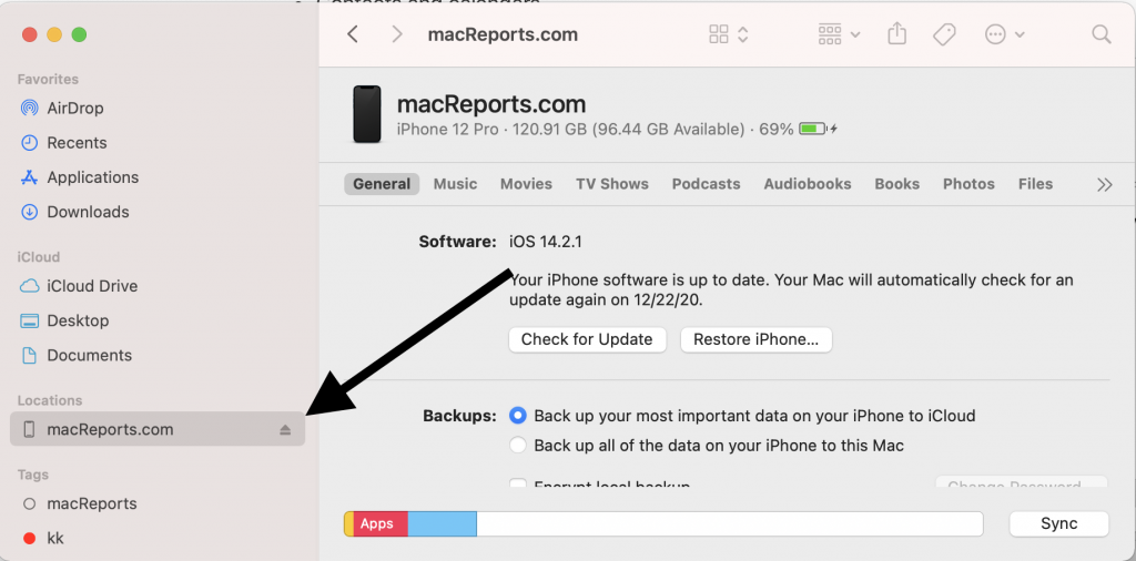 iPhone or iPad not Showing up in Finder on Mac, Fix • macReports