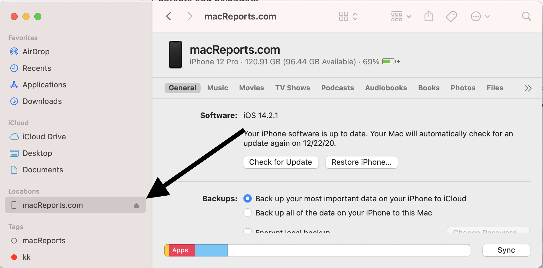 Antagelse Skubbe Snestorm iPhone or iPad not Showing up in Finder on Mac, Fix • macReports