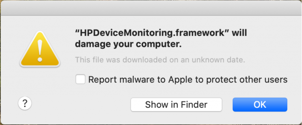 Featured image of post Hp Device Monitoring framework Will Damage Your Computer Mac I deleted the whole folder under library printers hp then the message did not