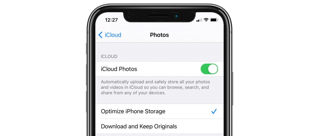 Почему не выгружается icloud