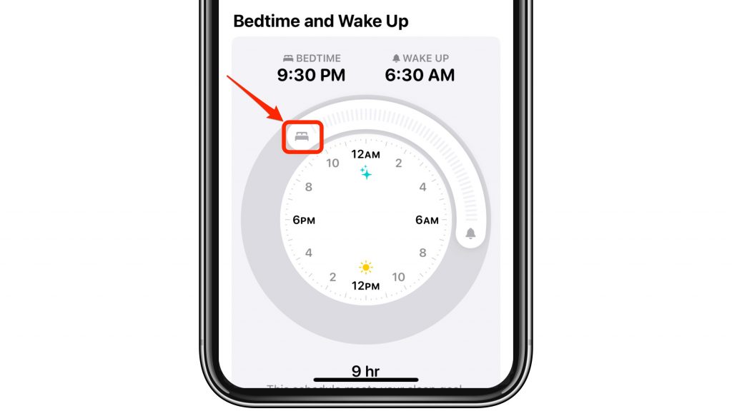 bedtime and wake up time for sleep schedule