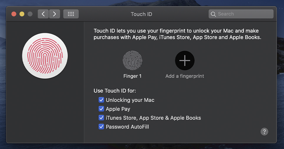 mac touch command