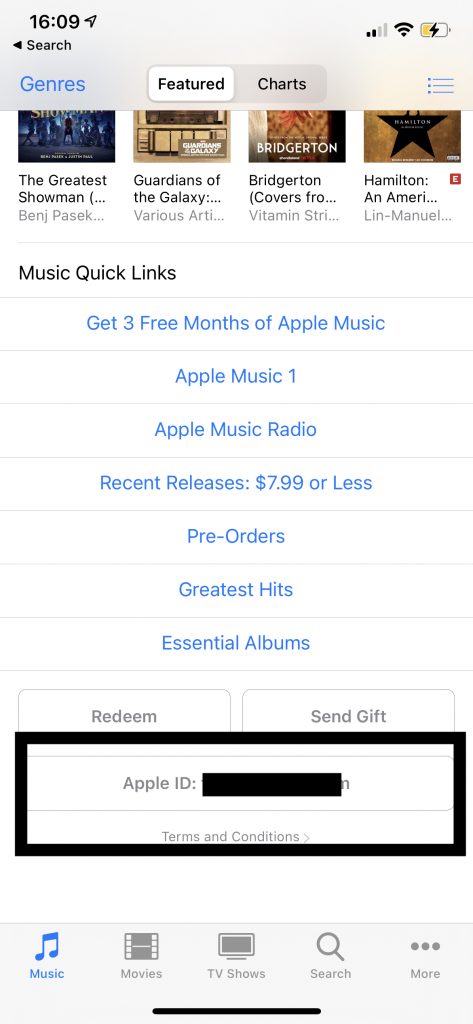 iTunes Store Sign Out and Sign In