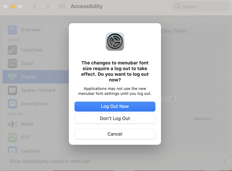How to Change the Text Size in macOS • macReports