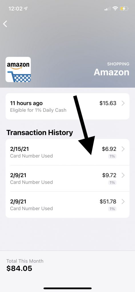 Transaction History