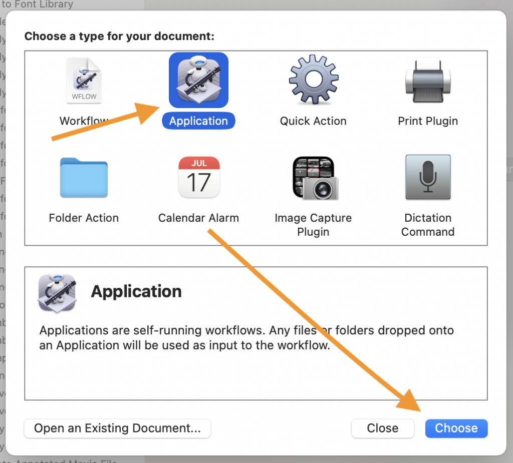 Application > Automator