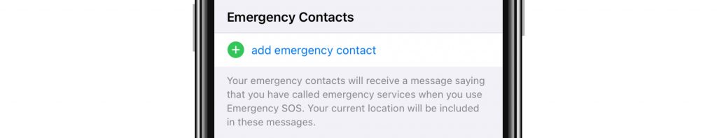 emergency contacts