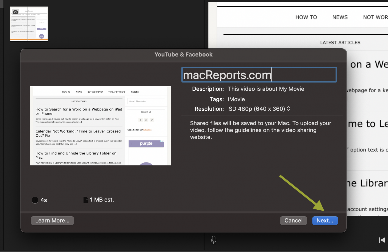 How to Upload iMovie Videos to YouTube macReports