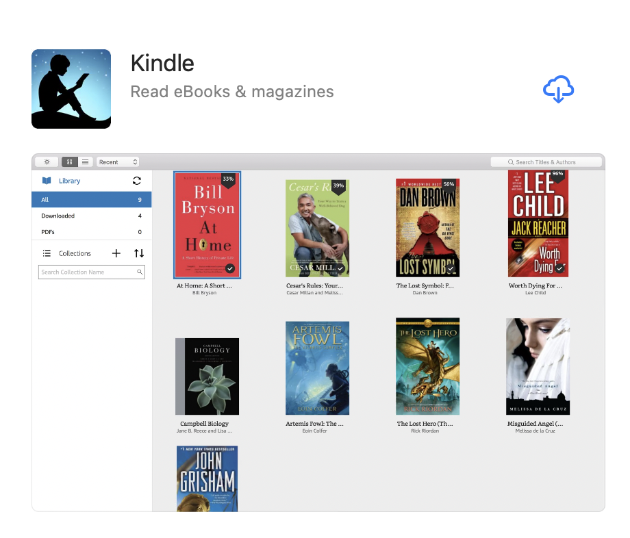 prevent kindle for mac from updating