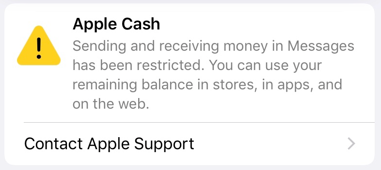 What to Do if your Apple Cash Account is Restricted or ...