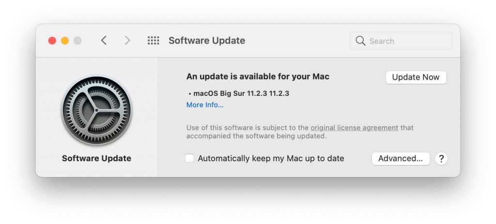 software update