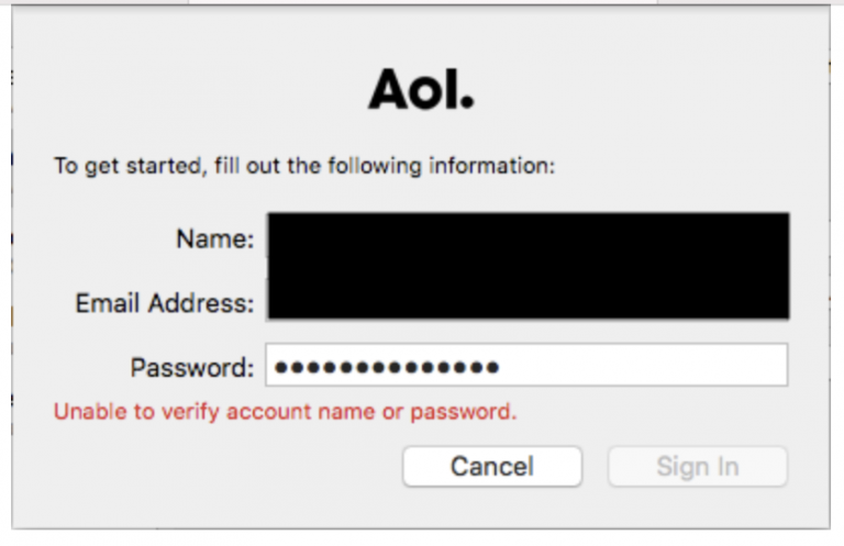 yahoo mail on mac keeps asking for password