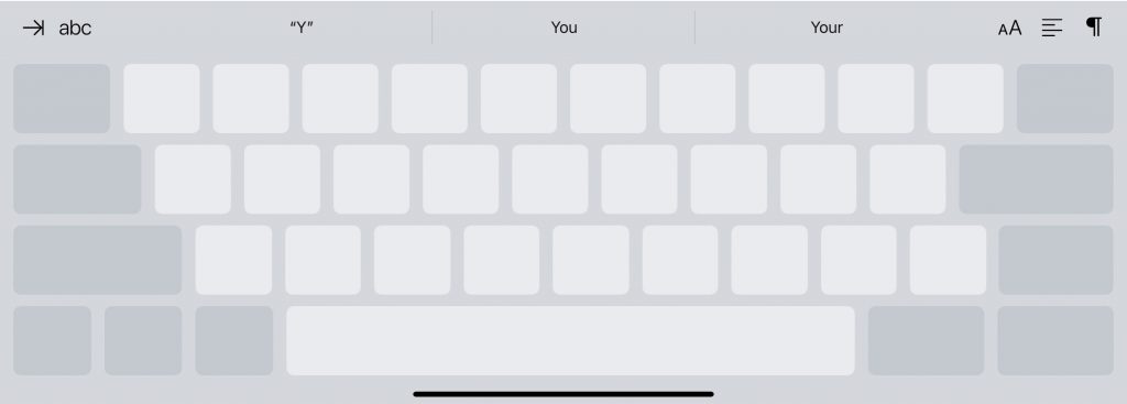 keyboard as a trackpad