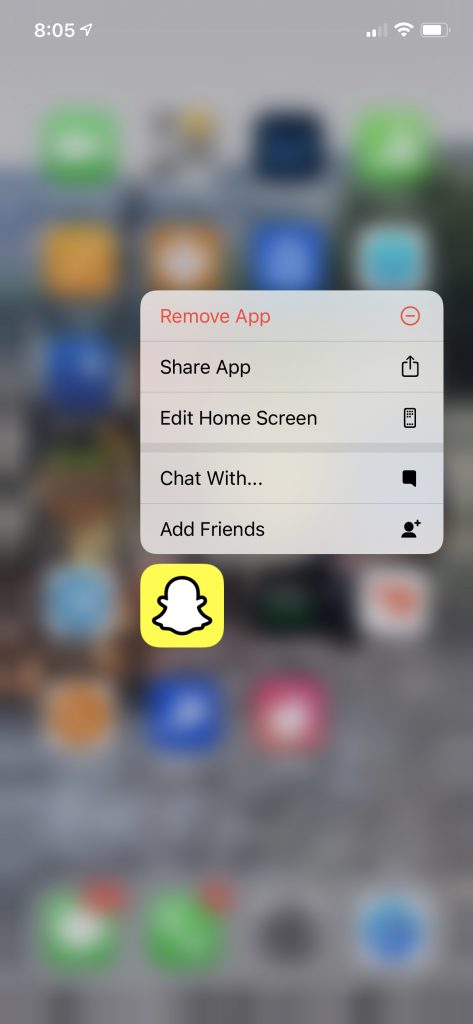 Remove Snapchat