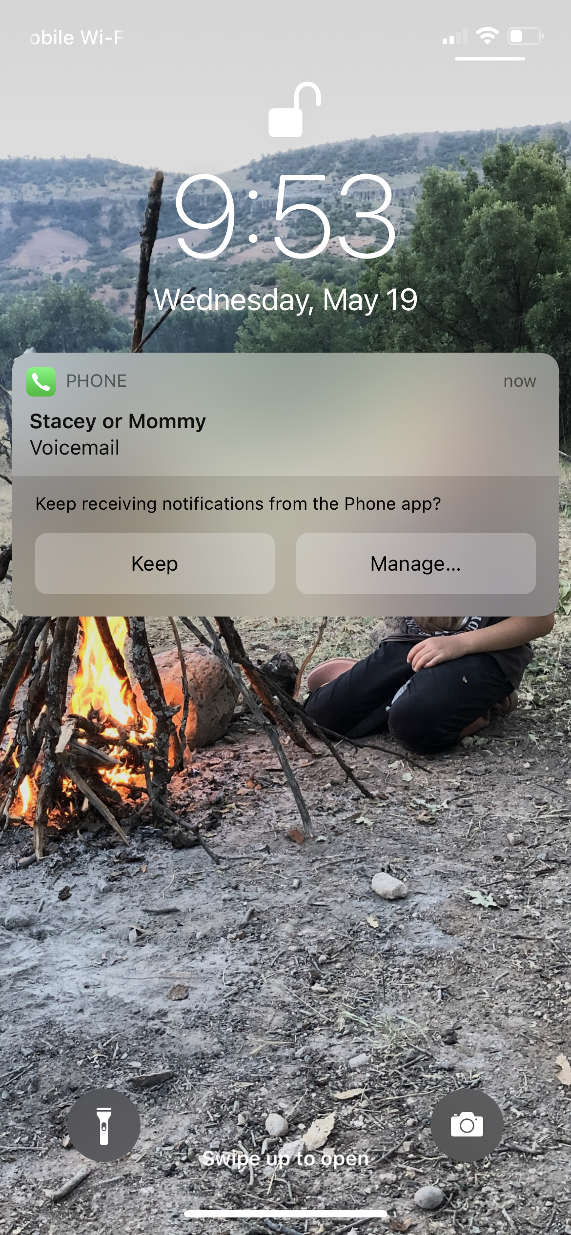 iPhone voicemail notifications 