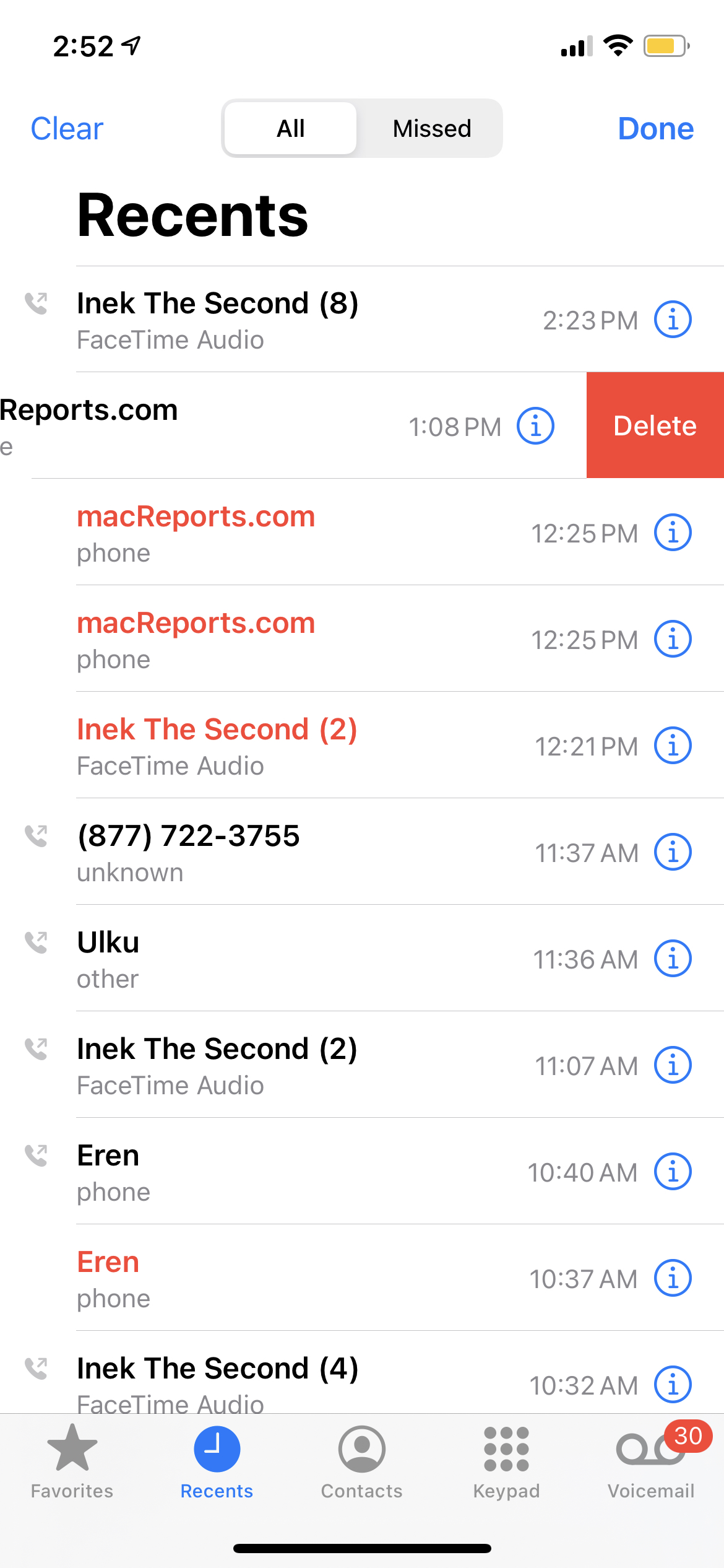 FaceTime History not Showing all Calls or Has Disappeared, How to Bring