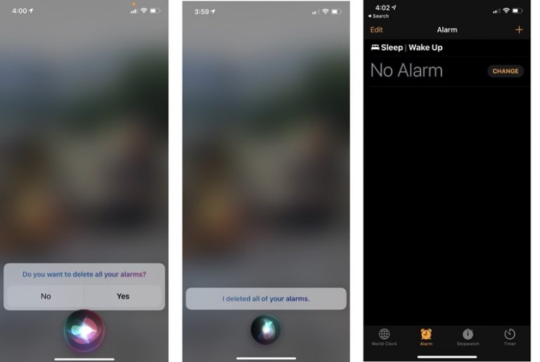 How to Cancel or Delete All of your Alarms  at Once easily on iPhone or iPad