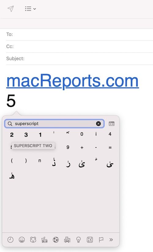 how to type a squared symbol in powerpoint online mac