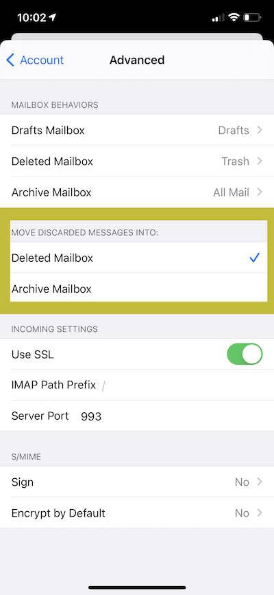 Delete Mailbox