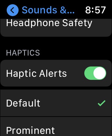 Haptic Alerts