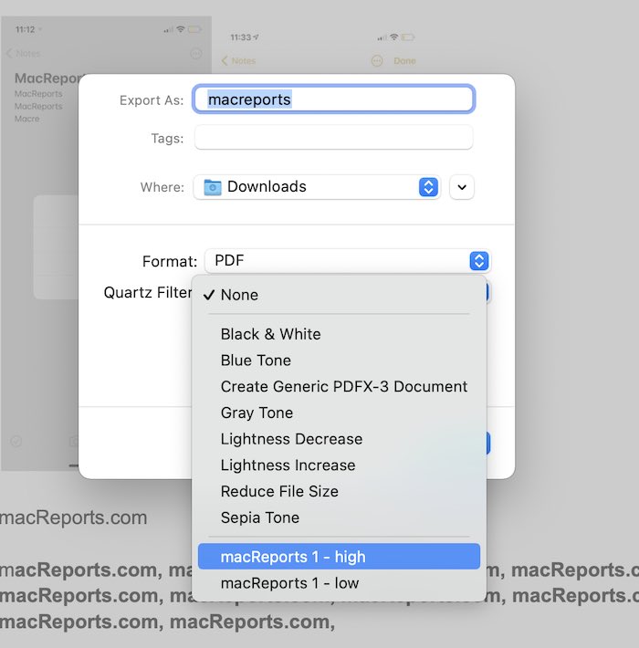 Reduce PDF custom settings