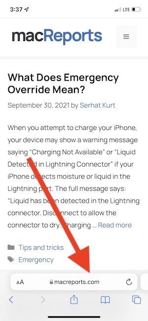 How to Put the Safari URL Address Bar Back Top of the Screen in iOS • macReports