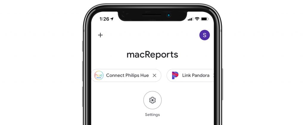 google home app home screen