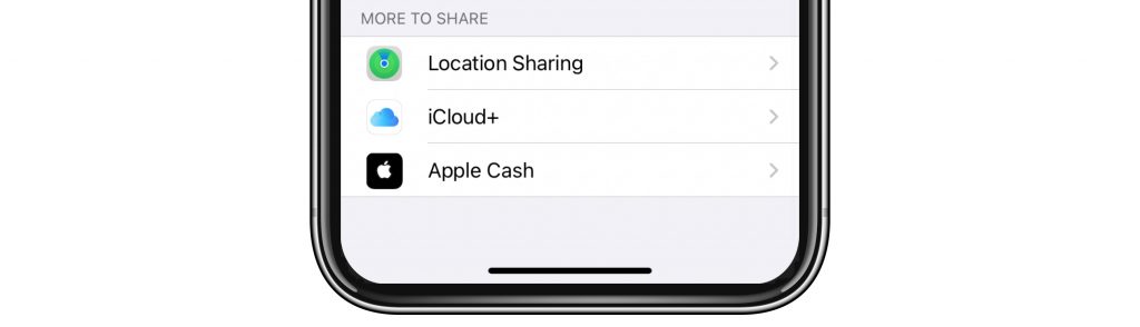 Apple Cash in settings