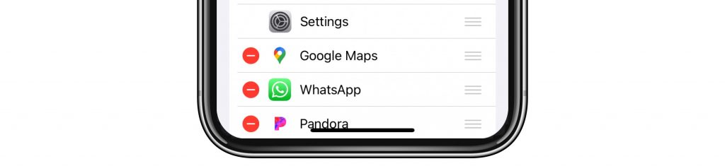 remove apps in CarPlay