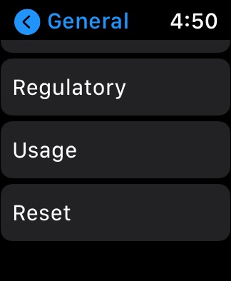 reset in settings