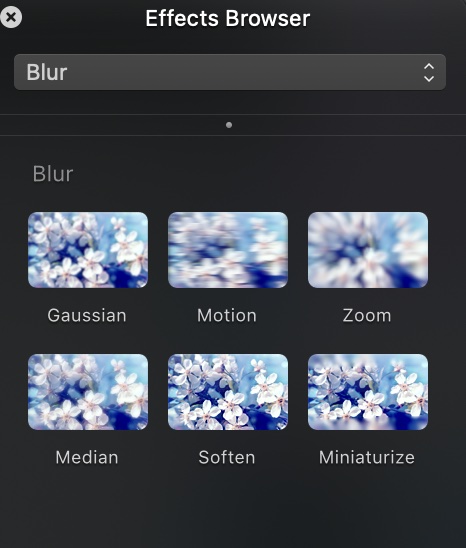 Blur effects