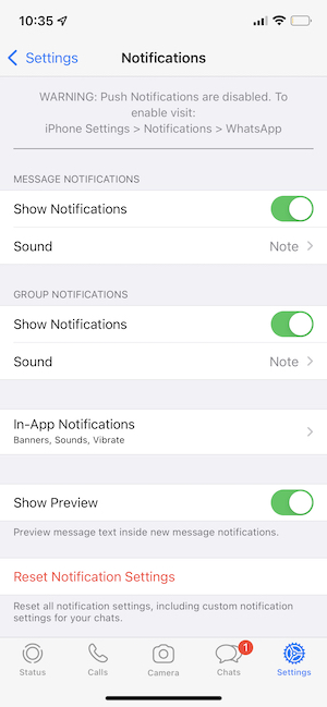 WhatsApp Notifications