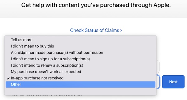 Request a refund for apps or content that you bought from Apple